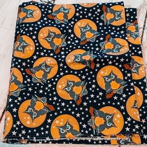 Halloween Owl Fabric with Stars